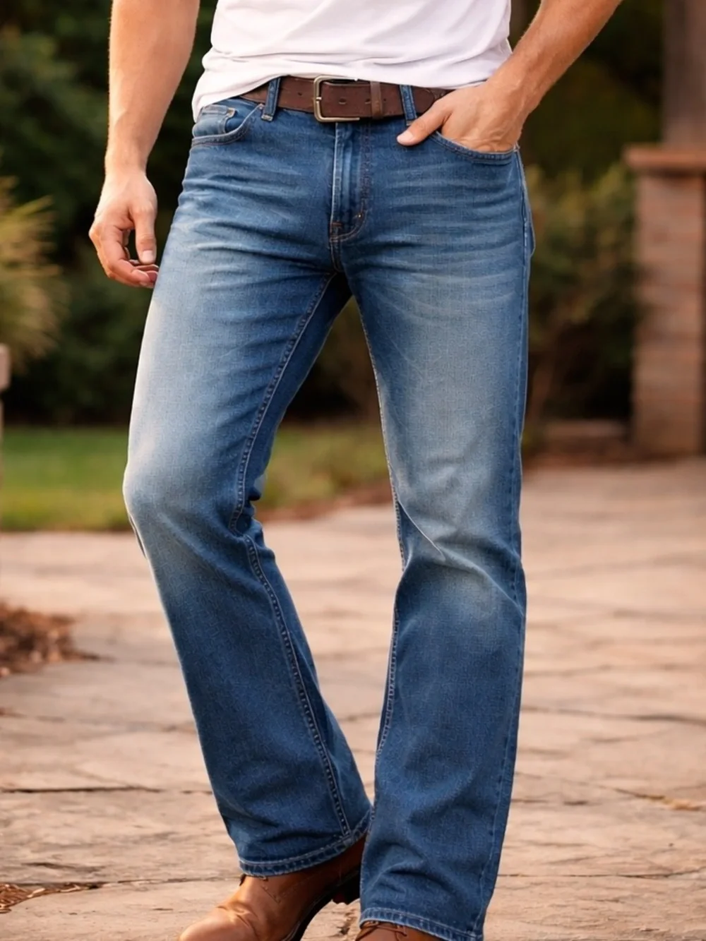 Silver Jeans Co Craig Bootcut Jeans  Relaxed Fit Stretch Classc Denim Size 36x32